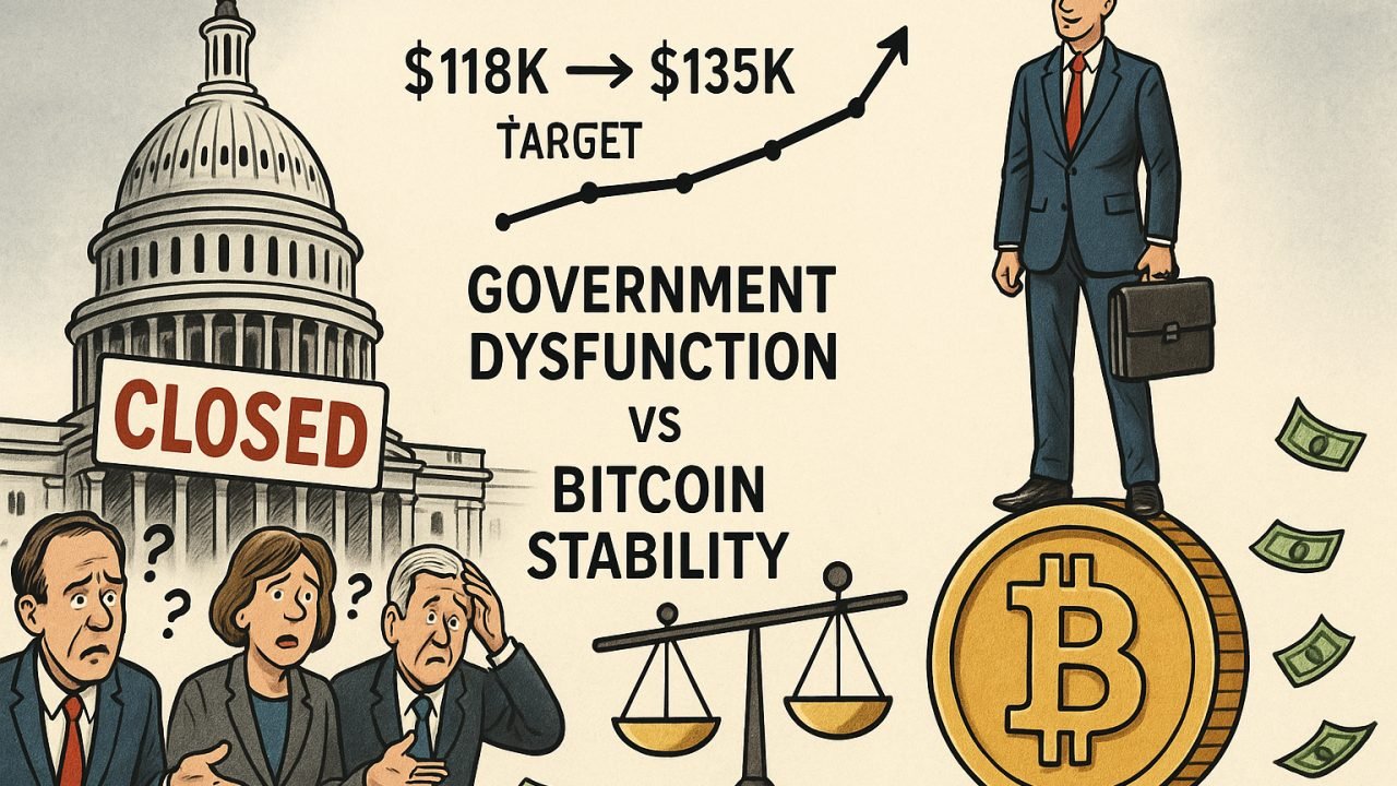 The New School: Edition 40 - The Shutdown Signal: How Government Dysfunction Validates Bitcoin's Safe Haven Status