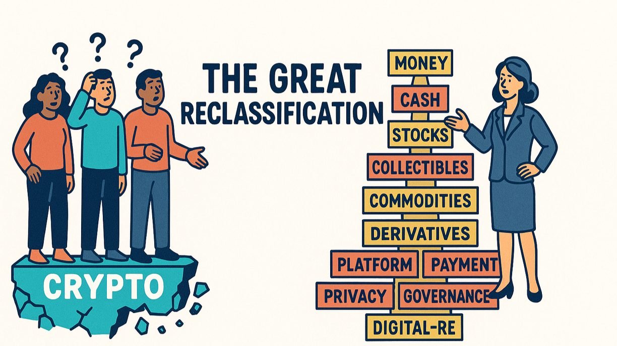 Edition 43: The Great Reclassification: Understanding the Eleven Asset Classes Hidden Inside "Crypto"